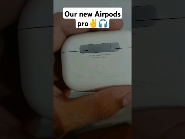 my new Airpods pro✌️🎧☠️