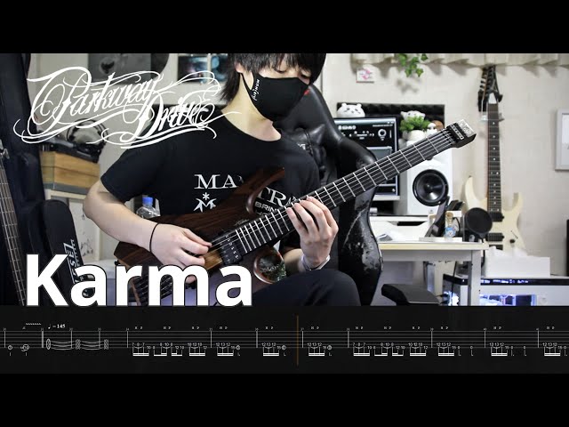 【Parkway Drive】Karma (Instrumental cover)【Guitar Cover】＋Screen Tabs