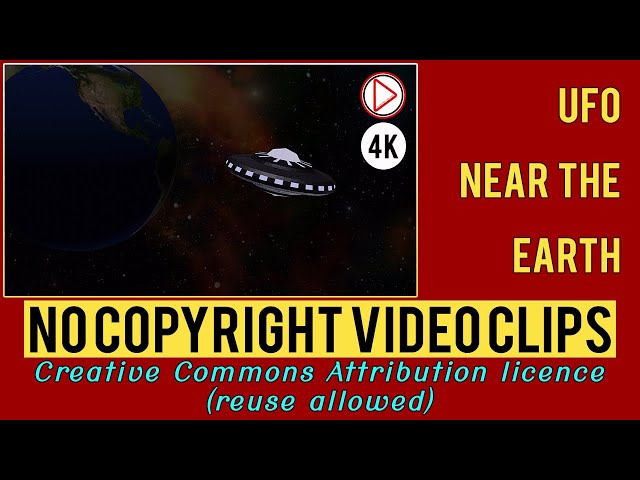 UFO Near Earth-no copyright video clips-royalty free