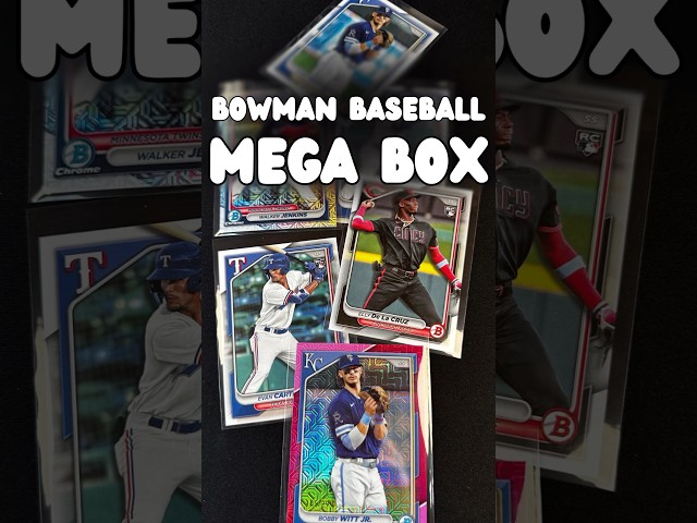 *NEW* 2024 Bowman Baseball Mega Box First Look! | Big Name Pulls! 🔥⚾️