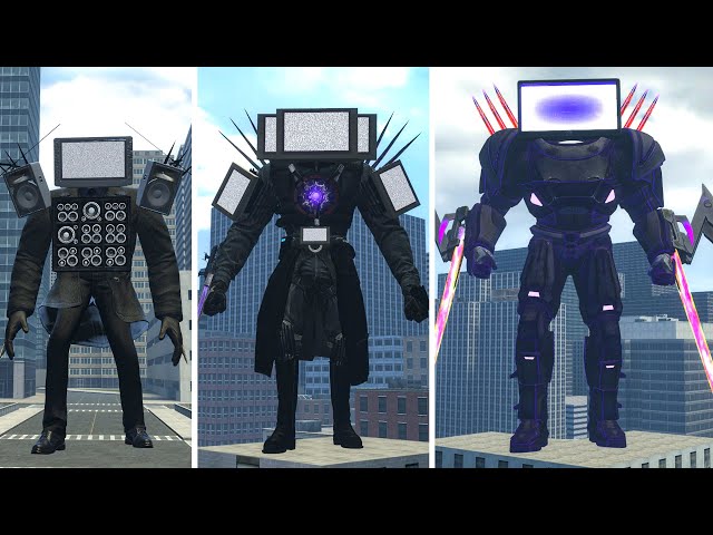 EVOLUTION OF NEW TITAN TV MAN FROM THE FUTURE! - Skibidi Toilet In Garry's Mod