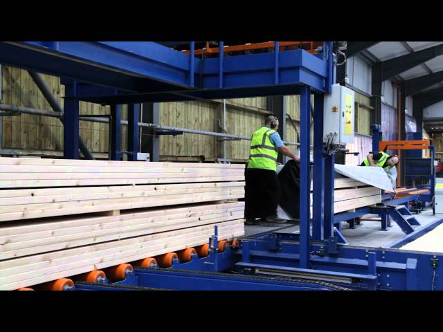 ECC Timber stressgrading, planing and added value line for fencing and construction timbers