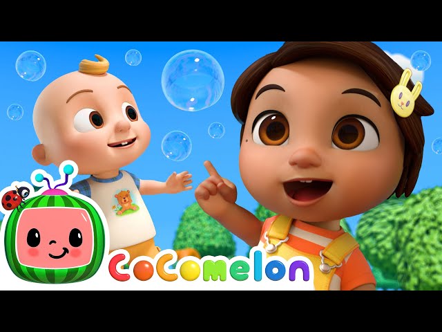 Nina and JJ's Big Bubble Catch Adventure! | Nina's Familia | CoComelon Nursery Rhymes & Kids Songs