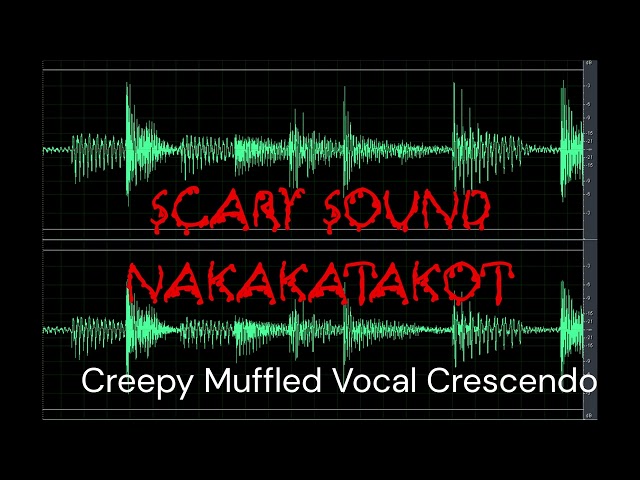 Scary Sound | Creepy Muffled Vocal Crescendo | Nakakatakot