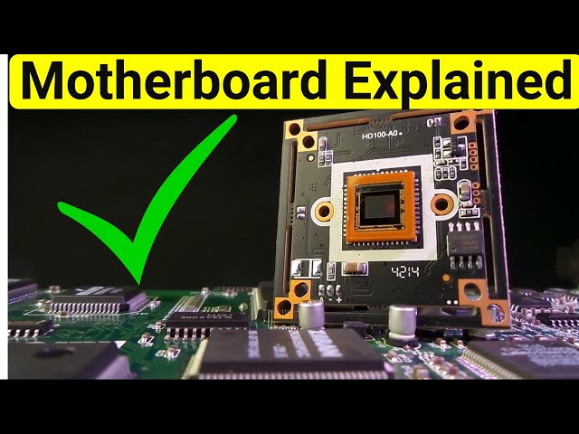 Computer motherboard parts and components explained