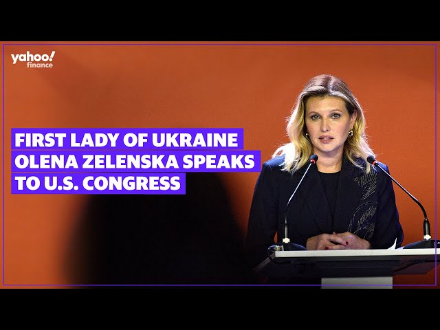 Ukraine’s First Lady, Olena Zelenska, speaks to U.S. Congress