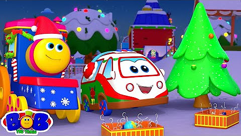 Weihnachten Jingle Bell Weihnachtslieder | Elfen Finger Familienreim | Schneemann-Tanzvideos | Weihnachtsreime für Kinder | Bob the Train