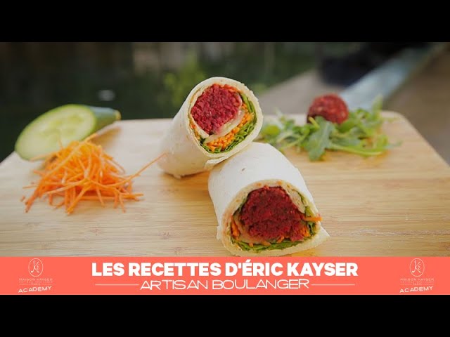 Simple and tasty, Éric Kayser shows you the step-by-step recipe of the pancake and the wrap sandwich