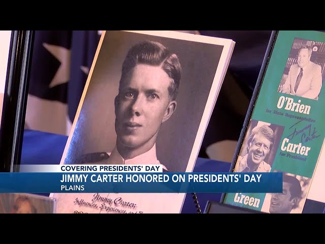 Jimmy Carter honored in Plains on Presidents' Day