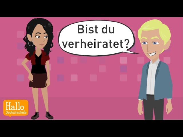 Deutsch lernen | Grundwortschatz für ein persönliches Gespräch | Lektion 1