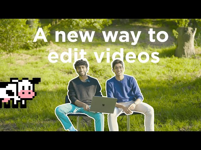 A new way to edit videos (Hello from Moonshine!)