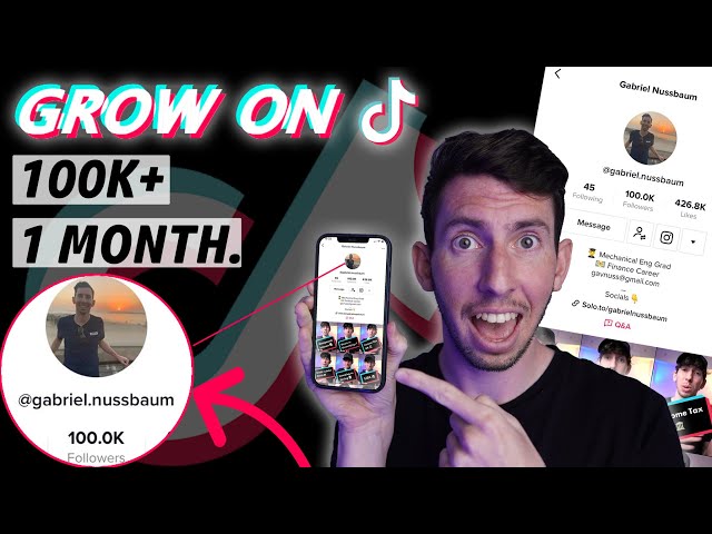 How To Easily Grow On TikTok (How I Grew To 100,000+ Followers In My First Month)