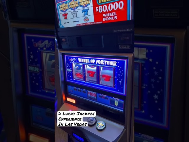 $100/SPIN Wheel of Fortune D Lucky Jackpot Experience in Las Vegas. #jackpot #casino #vegas #slot