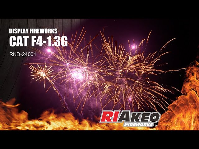 DISPLAY FIREWORKS/CAT F4/1.3G- 88 shots RKD-24001 | RIAKEO FIREWORKS