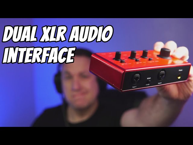 This is a great budget dual channel XLR audio interface