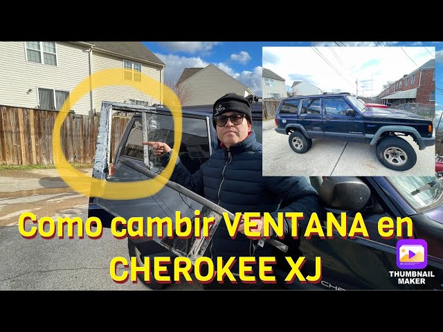 Como cambiar ventana en jeep Cherokee xj FACIL