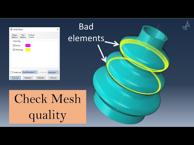 How to check Mesh quality in Abaqus/CAE | Verify mesh