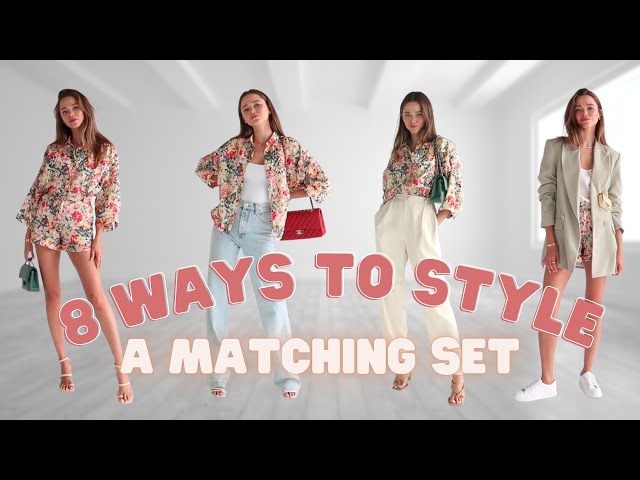 How To Style Matching Sets | Everyday Outfit Ideas