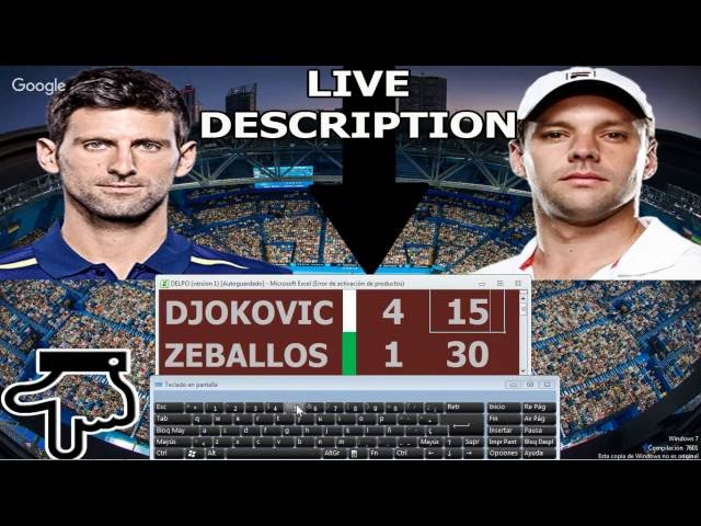 Djokovic v Zeballos Live Atp Doha