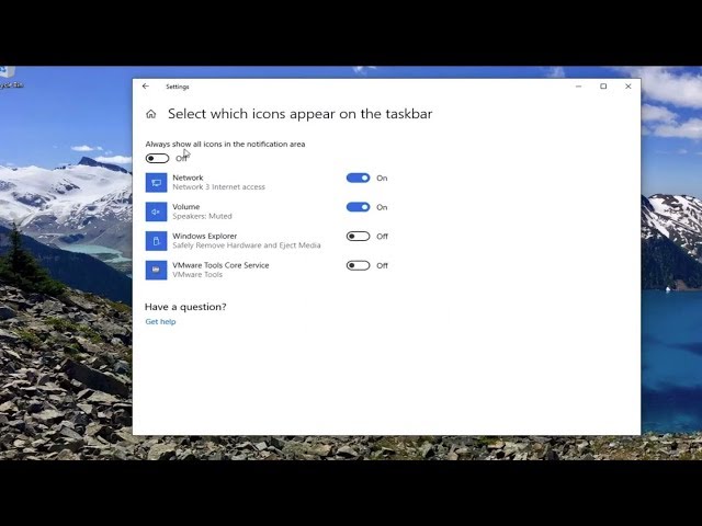 How to Show All System Tray Icons on Windows 10 [Tutorial]