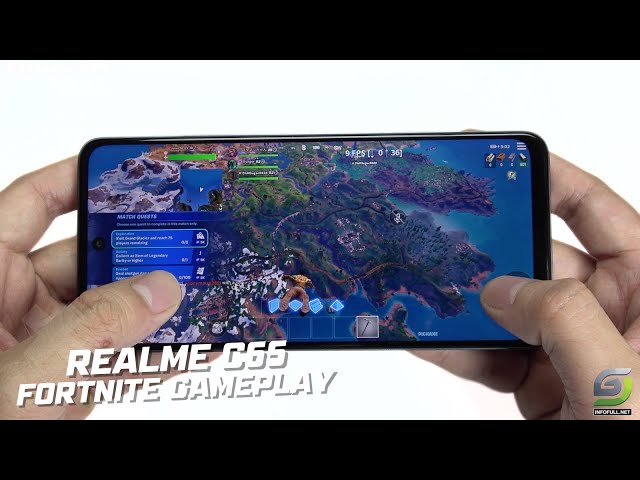 Realme C65 Fortnite Gameplay | Helio G85