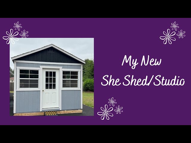 My new She Shed/Studio!!!! | It's almost finished!!