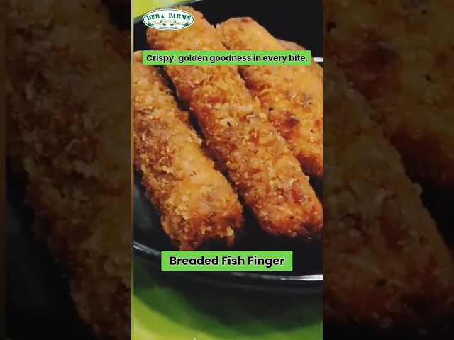 Breaded Fish Finger #derafarms #fishfingers #viralshorts #viralfood
