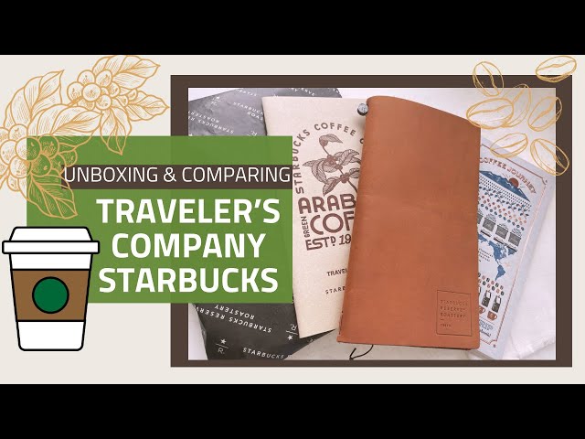 🌟 Starbucks Reserve Roastery 🌟 Tokyo  Edition Traveler's Company Notebook ☕️  Unboxing Camel