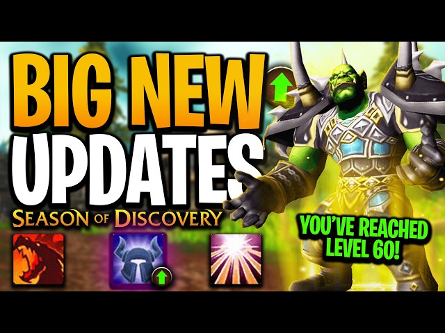 NEW Phase 4 Updates, Class Changes, Blackrock Eruption Event, and More! | Season of Discovery