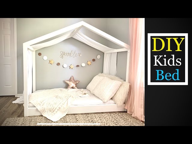 DIY Toddler bed / Montessori bed Easy to build // transitional period before a larger bed