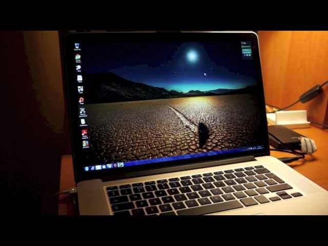 Retina MacBook Pro: Max Resolution Demo in Windows 7 (2880x1800)