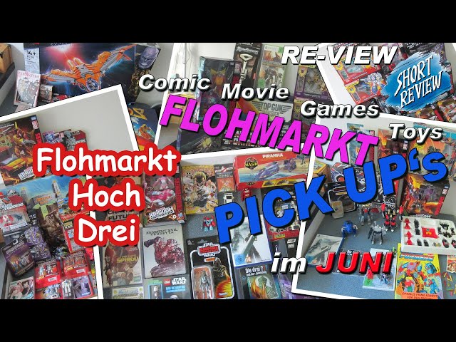 Flohmarkt Hoch DREI ... meine FLOHMARKT PICK UP's Juni 2024 #games #movie #flohmarkt