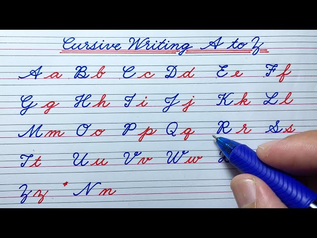 Cursive writing a to z | Cursive abcd | Cursive handwriting practice | Cursive letters abcd  a to z