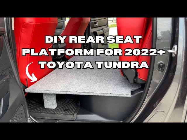 DIY Backseat Platform for 2022+ Toyota Tundra | Step-by-Step  🚗🔧🔍