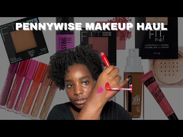 I Bought New Drugstore Makeup Products! 💄| Pennywise Haul + Swatches