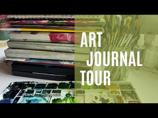 Art Journal Tour 11 mixed Media Books #artjournal #arttour