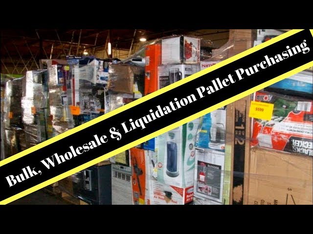 Top 10 Wholesale Bulk Pallet purchasing websites. Ebay & Amazon Sales