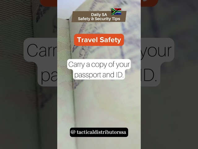 Travel Safety: Safety and Security Tips and Advice.