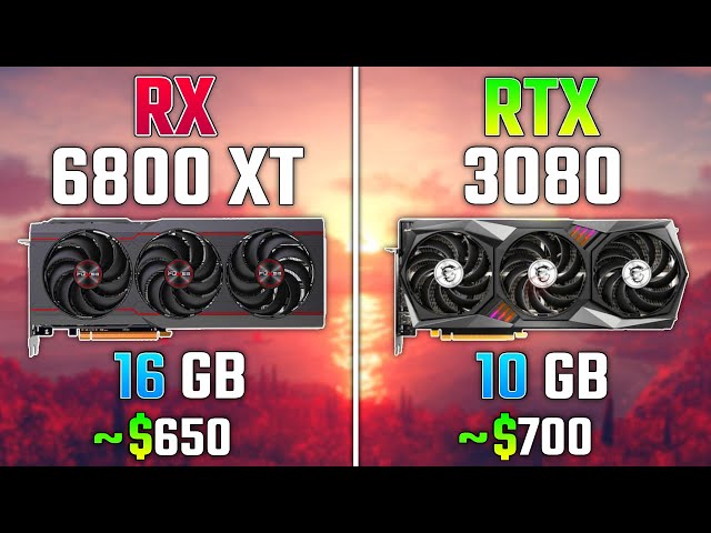 RX 6800 XT vs RTX 3080 | Test in 7 Games