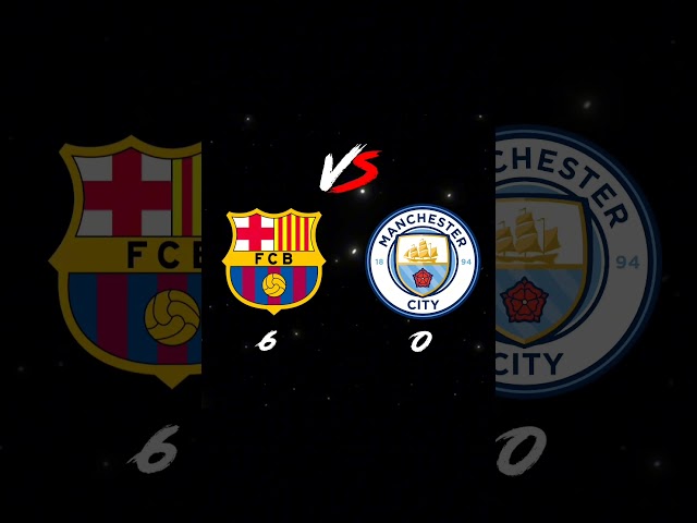 Manchester city vs FC Barcelona 🔥💥 #shorts #shortvideo #youtubeshorts