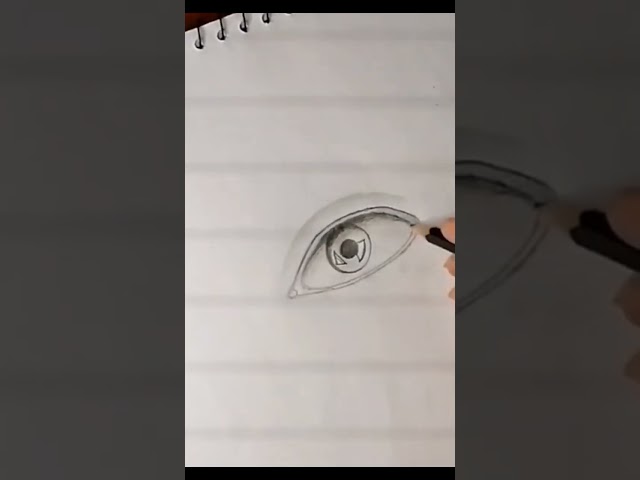 how to draw eye step by step for beginners #shorts #art #eye # tutorial