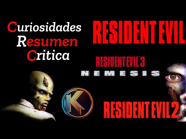 Resumen/critica y curiosidades de  Resident evil 1 2 y 3.