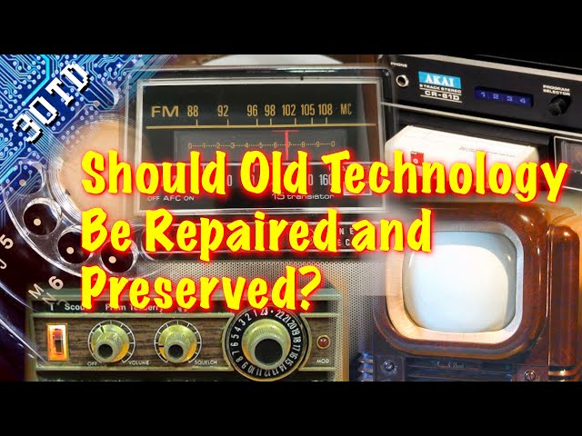Should Old Technology Be Repaired And Preserved? - 3 Old Tech Dudes
