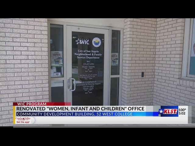 San Angelo Women, Infant and Children office renovations