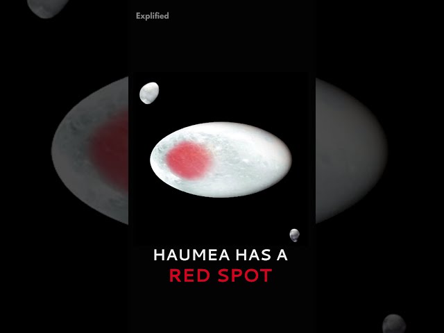 Haumea Has A Red Spot #shorts