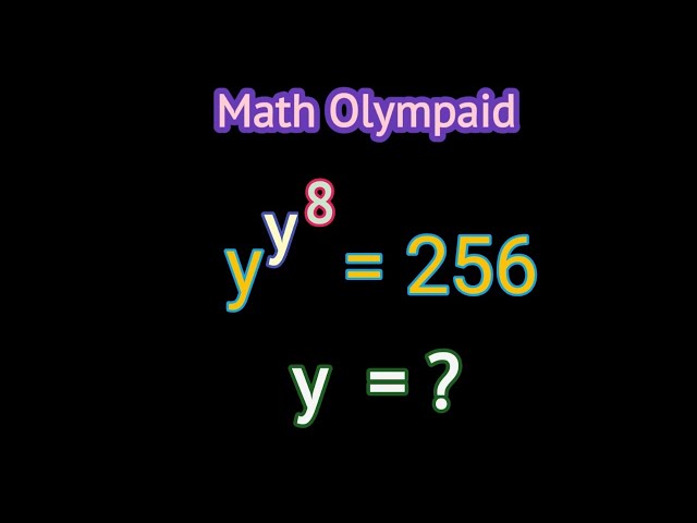 Olympaid Exponential Problem | Can you solve this  ? | a nice algebra problem @AlimMathsBlogs