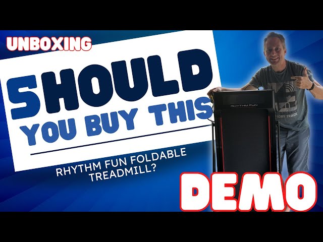 Unboxing the RHYTHM FUN Foldable Treadmill :Step Up Your Fitness Game #officeworkout #standingdesk