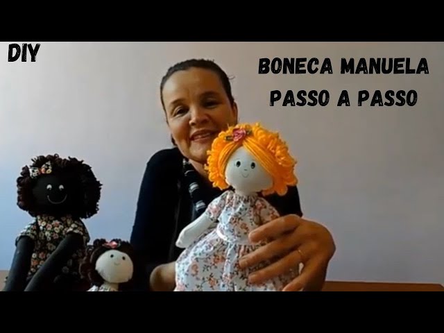 DIY Learn how to make a rag doll with step by step Djanilda Ferreira