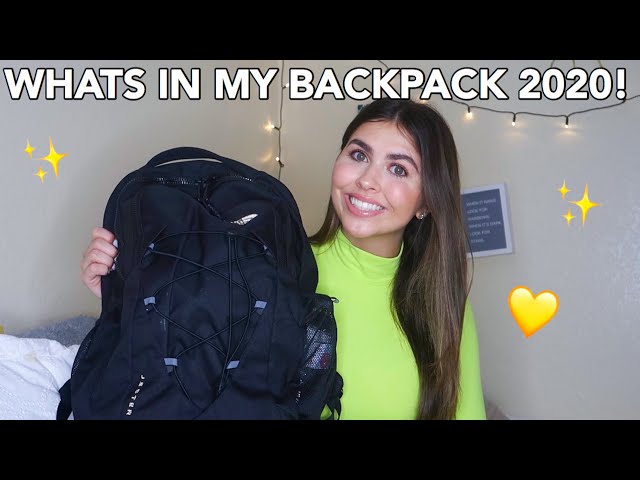 WHATS IN MY BACKPACK 2020! *COLLEGE EDITION*