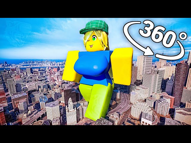ROBLOX R63 - City in 360° Video | VR / 8K | (roblox animation)